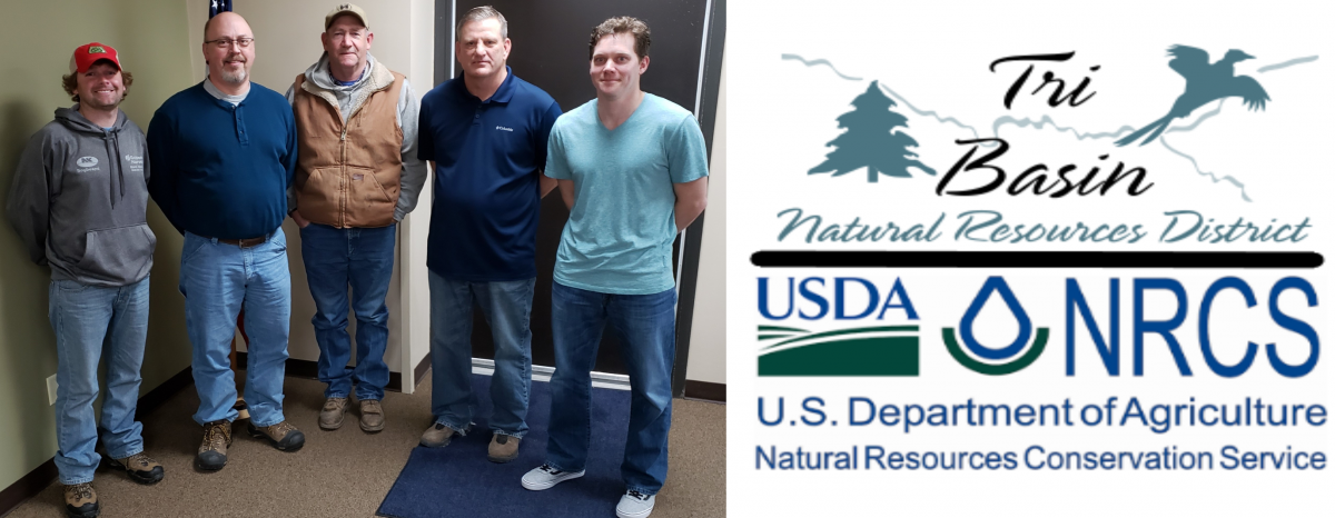 Tri-Basin NRD & USDA-NRCS Team & Logos