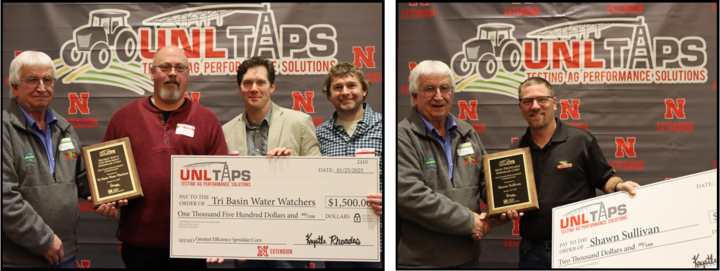 2024 UNL-TAPS Sprinkler Corn Winners